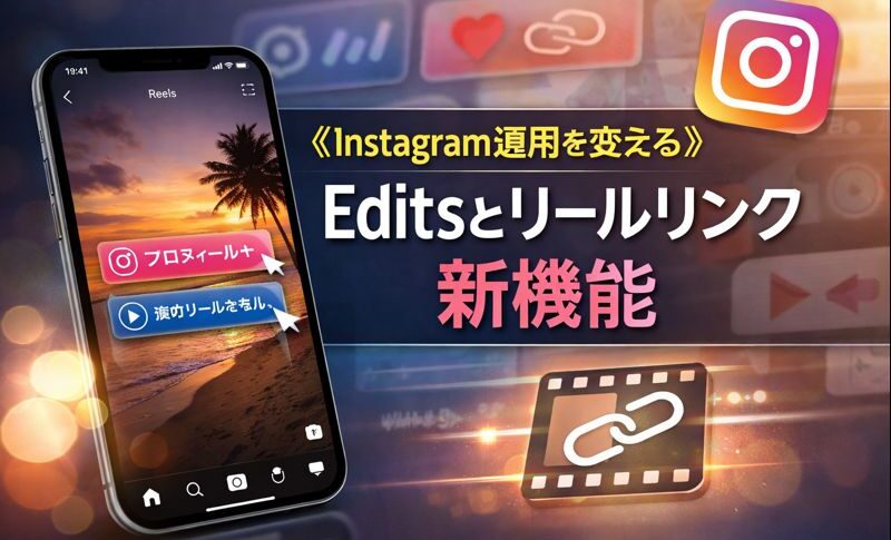 Editsの新機能がInstagram運用を刷新