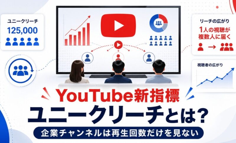 YouTubeに新指標「ユニークリーチ」登場