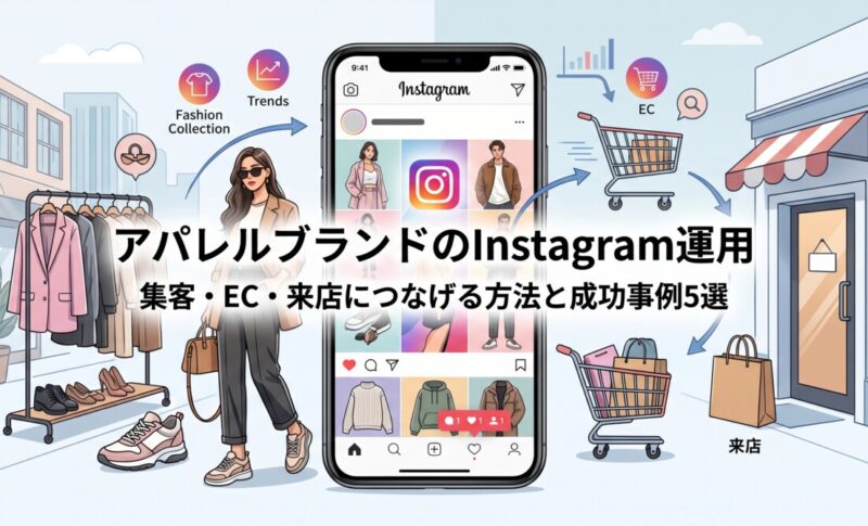アパレルブランドのInstagram運用｜集客・EC・来店につなげる方法と成功事例5選