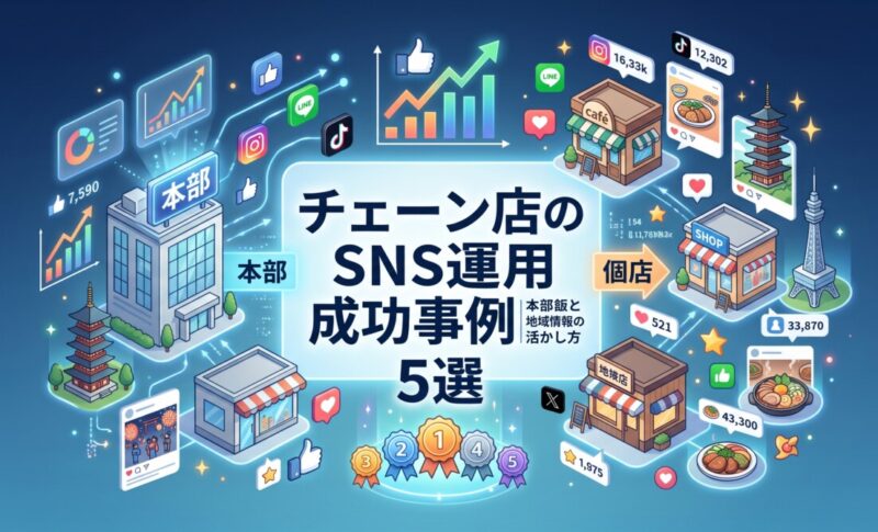 チェーン店のSNS運用成功事例5選