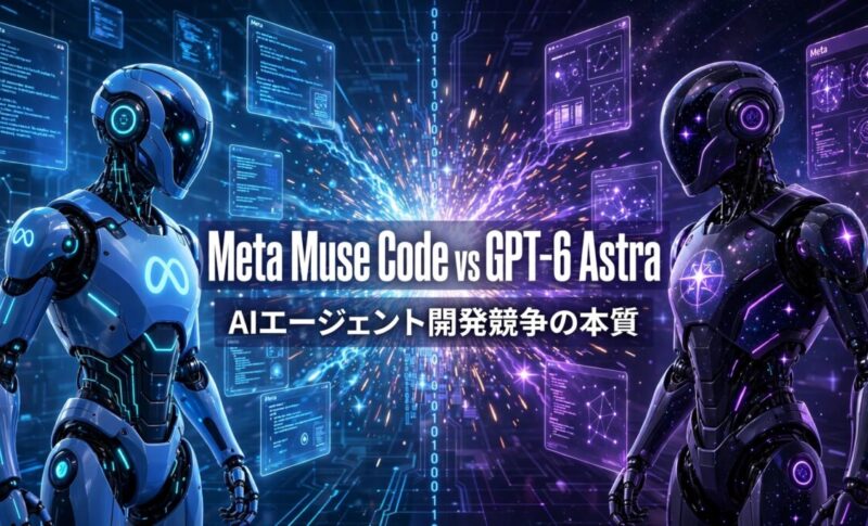 Meta「Muse Code」とGPT-6 Astraの違い｜AIエージェント開発競争の本質