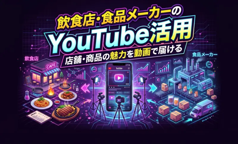 飲食店・食品メーカーのYouTube活用｜伸びる動画の3つの型と事例4選
