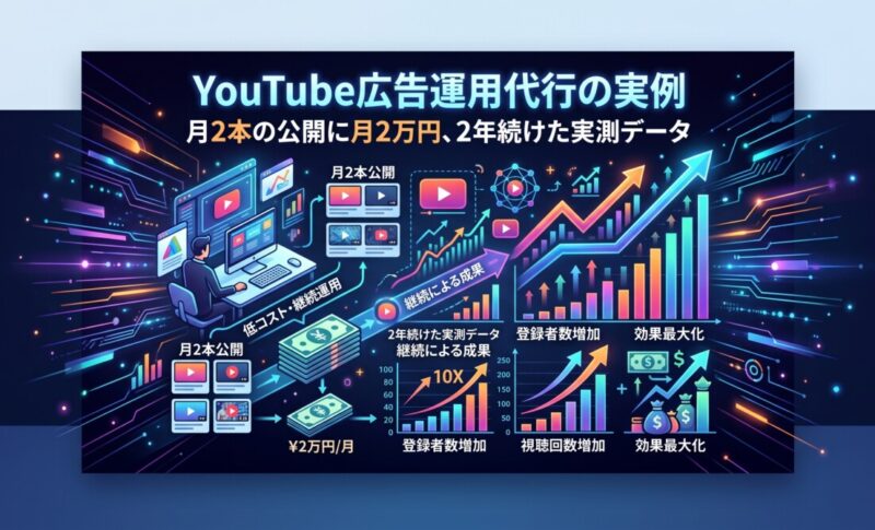 YouTube広告運用代行の実例